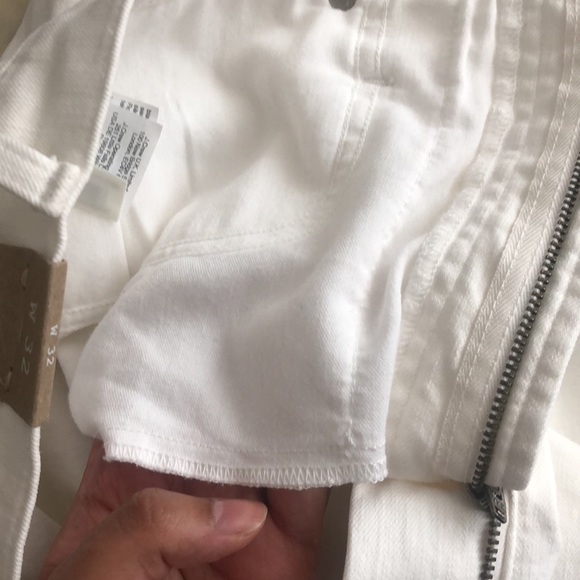 NWT Madewell Perfect Vintage Straight Crop Jean Sz 32 White - Picture 5 of 7